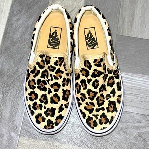 Cheetah Slip On Vans